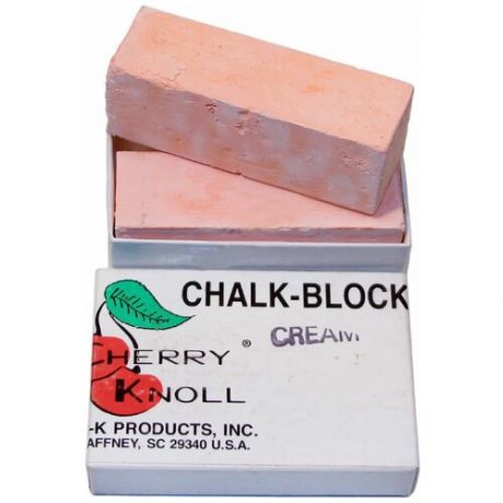 Cherry Knoll Мел для окрашивания шерсти животных (2 бруска по 75х25х25мм), С.K. Chalk Block Cream (кремовый)