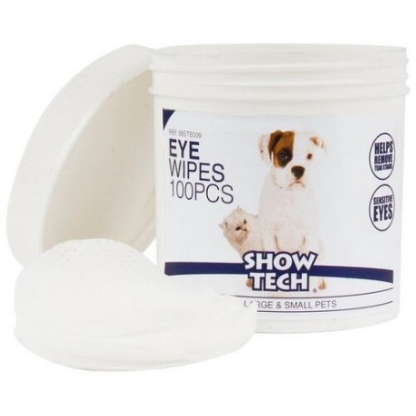 Show Tech Гигиенические салфетки для глаз Show Tech Eye Wipes, 100шт