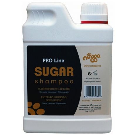 Nogga Шампунь для собак с длинной шерстью (концентрат 1:10) Nogga Pro Line Sugar, 500мл