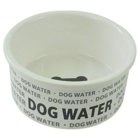 Миска для животных Foxie Dog water белая керамическая 14,5х5,7 см 650мл