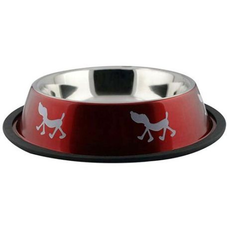 Миска на резинке Собака N 2, Dogman (товары для животных, 0,71 л, цвета в ассортименте)