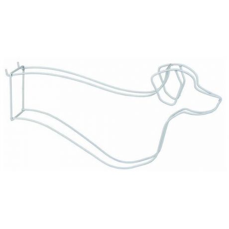 Вешалка-собака Trixie серая для одежды (8 х 27 х 50 см, Серый)