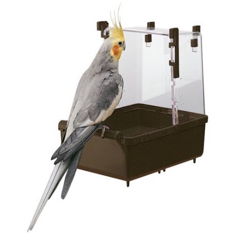 Купалка Ferplast L101 для средних попугаев коричневый