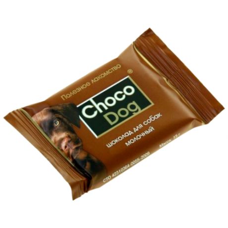 Лакомство для собак VEDA Choco Dog шоколад молочный, 15 г