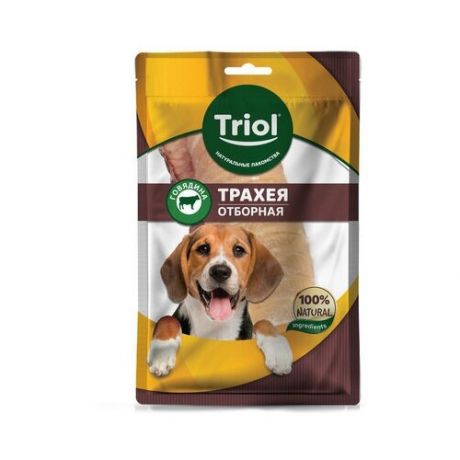 Triol (лакомства) Трахея говяжья отборная для собак, 35г 10171057, 0,035 кг (34 шт)