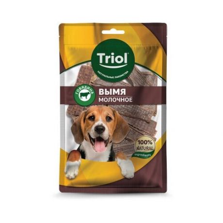 Triol (лакомства) Вымя говяжье молочное для собак, 50г 10171062, 0,05 кг (26 шт)