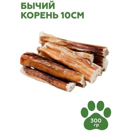 Бычий корень 10см 100 гр./Лакомства для собак/Долгоиграющие лакомства