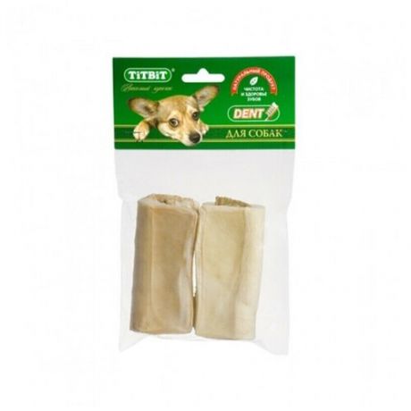 TiTBiT лакомство для собак, сэндвич с рубцом говяжьим XL (мягкая упаковка) 95 гр (10 шт)