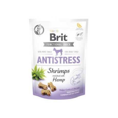 Brit Лакомство для собак с креветками и коноплей Brit Care Antistress Shrimps, 1539987 539987 | Antistress Shrimps, 0,15 кг (2 шт)
