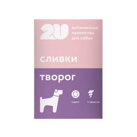 2u Витаминное лакомство для собак Для здоровья и энергии, 60 таб., 0,030 кг (10 шт)