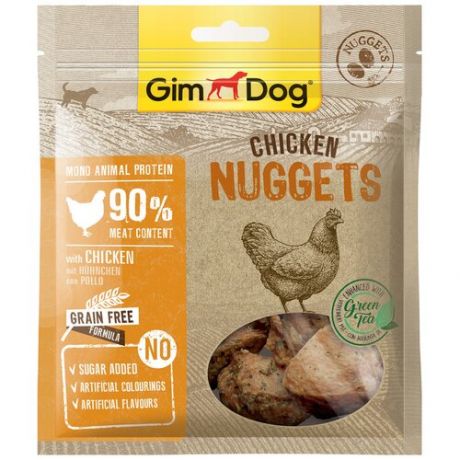 GimDog - Лакомство для собак "Куриные наггетсы" - 0,055 кг
