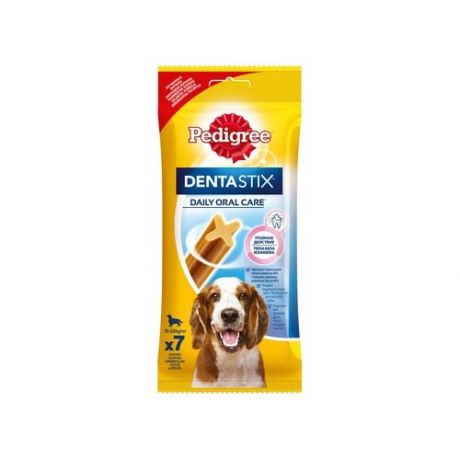 Pedigree лакомство для собак дентастикс medium 10181830 , 0,180 кг (2 шт)