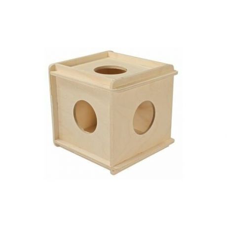 Darell Игрушка для грызунов кубик большой деревянный