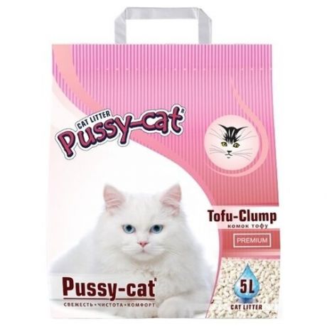 Наполнитель Pussy-Cat Premium Tofu-Clump 5 л./3 кг