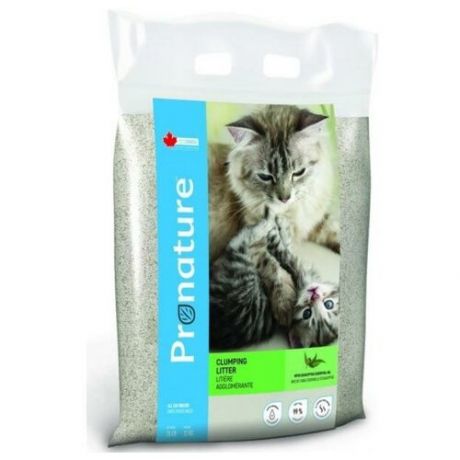 Pronature Наполнитель комкующийся для кошек с маслом эвкалипта 6 кг.