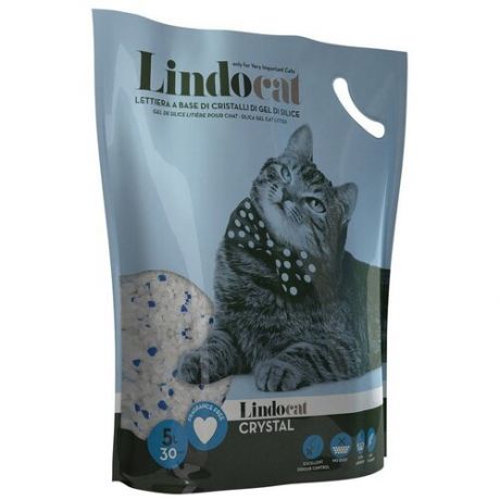 Впитывающий наполнитель LindoCat Crystal без запаха (5 л) 5 л