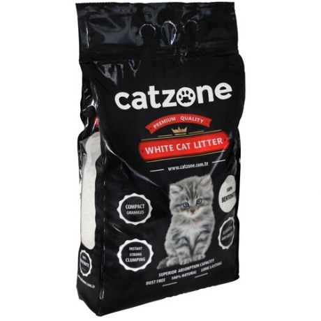 Комкующийся наполнитель Catzone Compact Natural для кошачьего туалета 5 кг