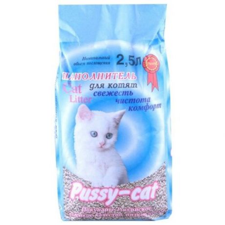 Комкующийся наполнитель Pussy-Cat для котят, 2.5 л 2.5 л