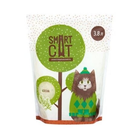 Smart Cat наполнитель Силикагелевый наполнитель с ароматом сосны, 7,6л 01им22, 3,32 кг (2 шт)
