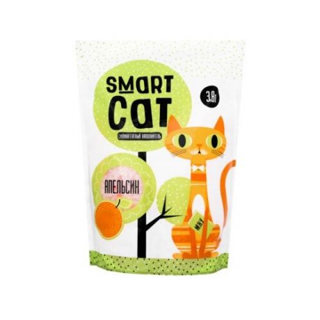Smart Cat наполнитель Силикагелевый наполнитель с ароматом апельсина, 7,6л, 3,320 кг (2 шт)