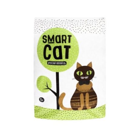 Smart cat наполнитель древесный наполнитель, пеллета 8мм, 35иб07, 5,000 кг (2 шт)