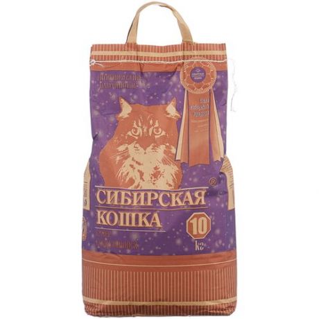 Комкующийся наполнитель Сибирская кошка Супер, 10 кг 10 кг