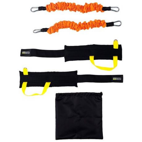Эспандер для лыжника (боксера, пловца) SPR Kick черный/оранжевый