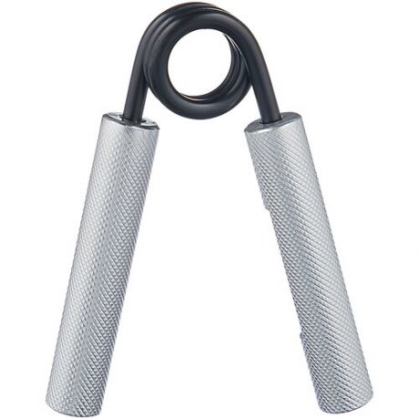 Эспандер кистевой Indigo 6012 HKGR пружинный, алюминевые ручки серый металлик