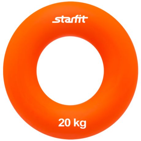 Эспандер кистевой Starfit ES-403 "Кольцо", диаметр 7 см, 20 кг, оранжевый
