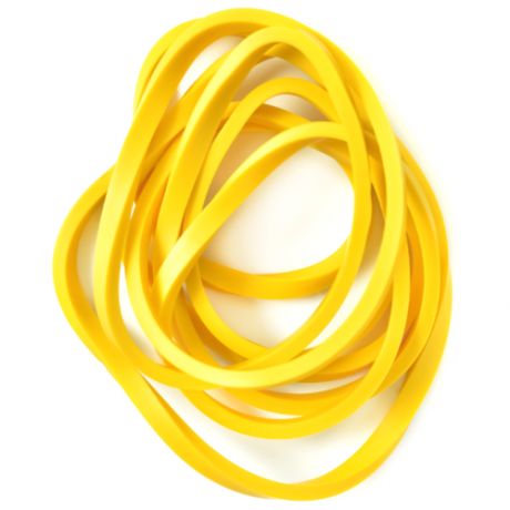 Резинка для фитнеса (эспандер) FitRule (1000см х 1см) (Желтый)