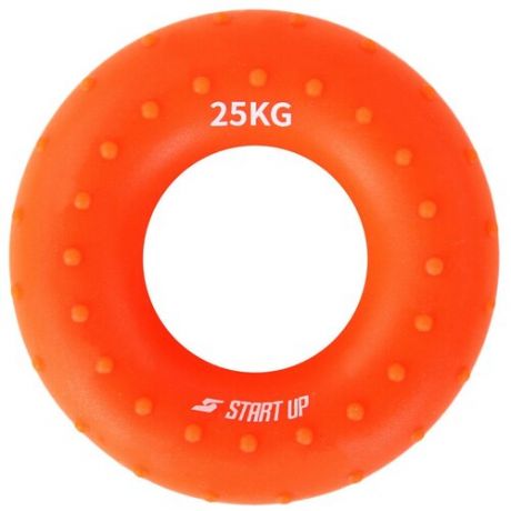 Эспандер кистевой круглый "Start Up. NT34036" с рельефом, 25 кг, оранжевый