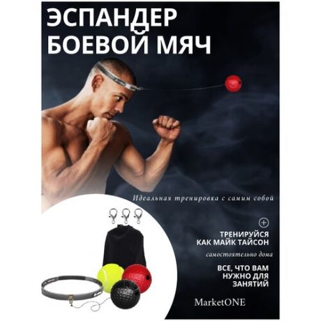 Эспандер Pro Series Комплект FIGHTBALL 6in1 для бокса, 6 шт, 12 кг