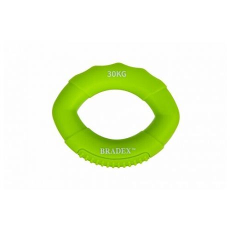 Эспандер BRADEX кистевой 30 кг, овальной формы, зеленый