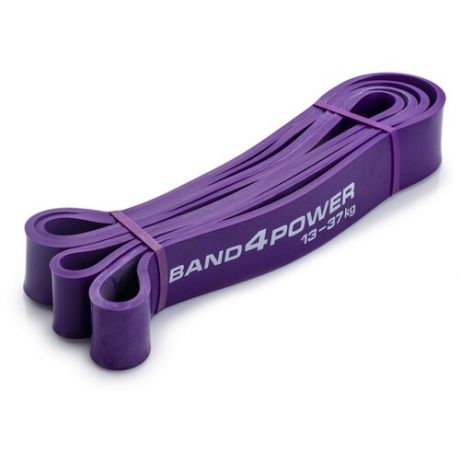 Петля для фитнеса band4power фиолетовая (13-37 кг)
