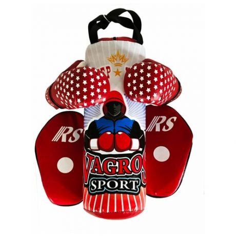 Набор боксерский VagrosSport Юный боксер, 3 предмета (RS600)