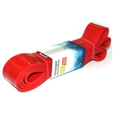 Эспандер лента кольцо GO DO D-1m 45mm 145-45 (Красный)