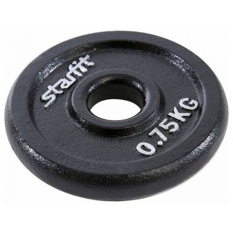 Диск Starfit BB-204 0.75 кг черный