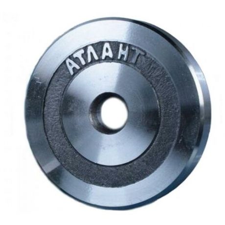 Диск металлический атлант вес 1 кг диаметр 26мм