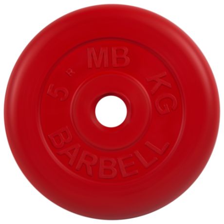 Диск MB Barbell Стандарт MB-PltB/C31 5 кг черный