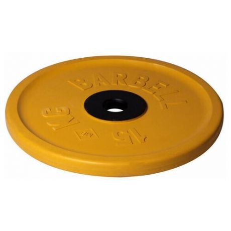 Диск олимпийский "Barbell" d 51 мм цветной 15,0 кг
