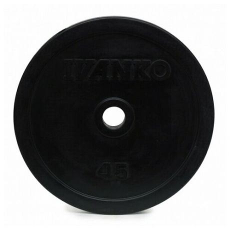 Диск олимпийский IVANKO RUBO-15KG черный