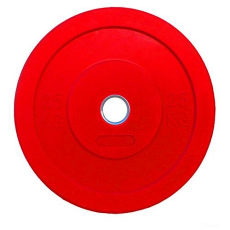 Бамперный диск для кроссфита RCP21-25 (красный) 25 кг.