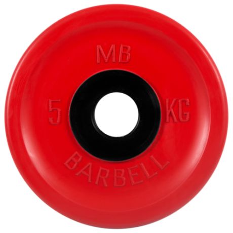Диск MB Barbell Евро-Классик MB-PltCE 5 кг красный