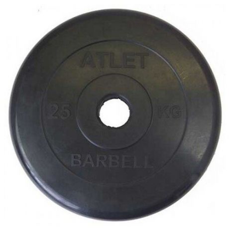 Диск MB Barbell MB-AtletB50-25 черный