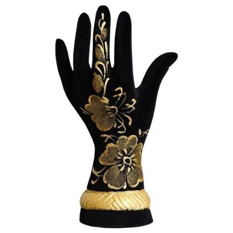 Подставка "Рука", для колец и бижутерии, цвет черный, 21 см, микс Керамика ручной работы 5081761 .