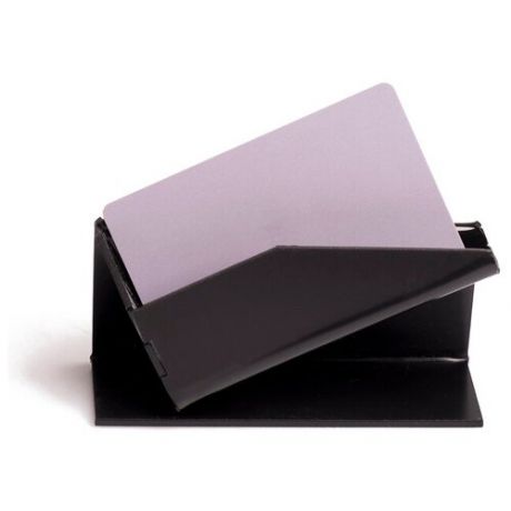 Market-Space Подставка под визитки "Уголок", 2 мм, 10,5*4*5 см, цвет черный