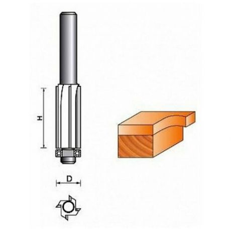 Фреза Globus 1020 Z4 D21 h60