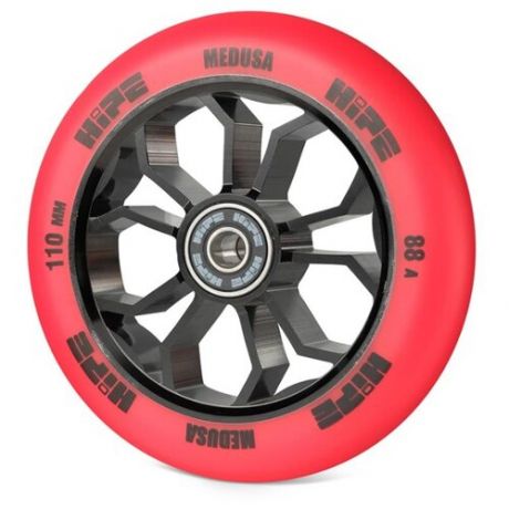 Колесо для самоката HIipe Medusa wheel LMT36 110мм red/core black (250237)