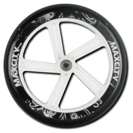Колеса д/самоката SC белый, Черный (250)