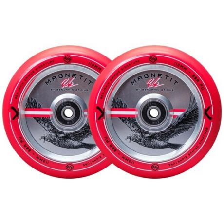 Комплект колес Striker Bgseakk Magnetit 110mm (Красный) (2шт)